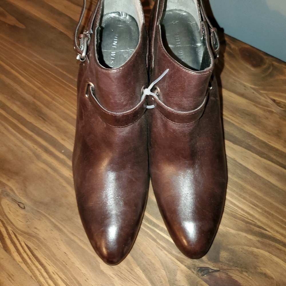 Nine West Brown Booties